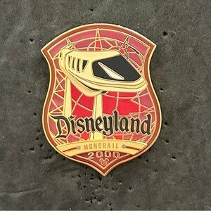 Monorail Shield “Disneyland 2000” Pin Pinpics #412 45th Anniversary